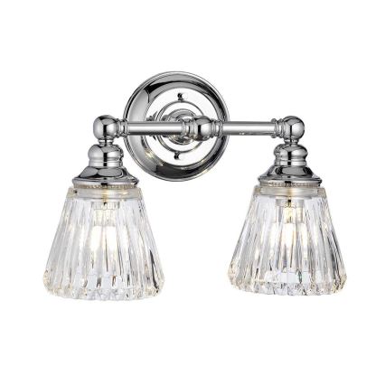 Quintiesse - LED vannas istabas sienas lampa KEYNES 2xG9/3W/230V IP44 spīdīgs hroms