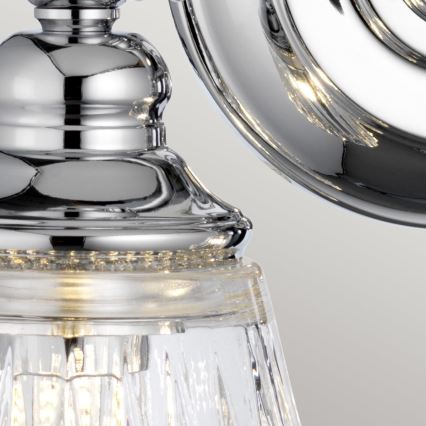 Quintiesse - LED vannas istabas sienas lampa KEYNES 2xG9/3W/230V IP44 spīdīgs hroms