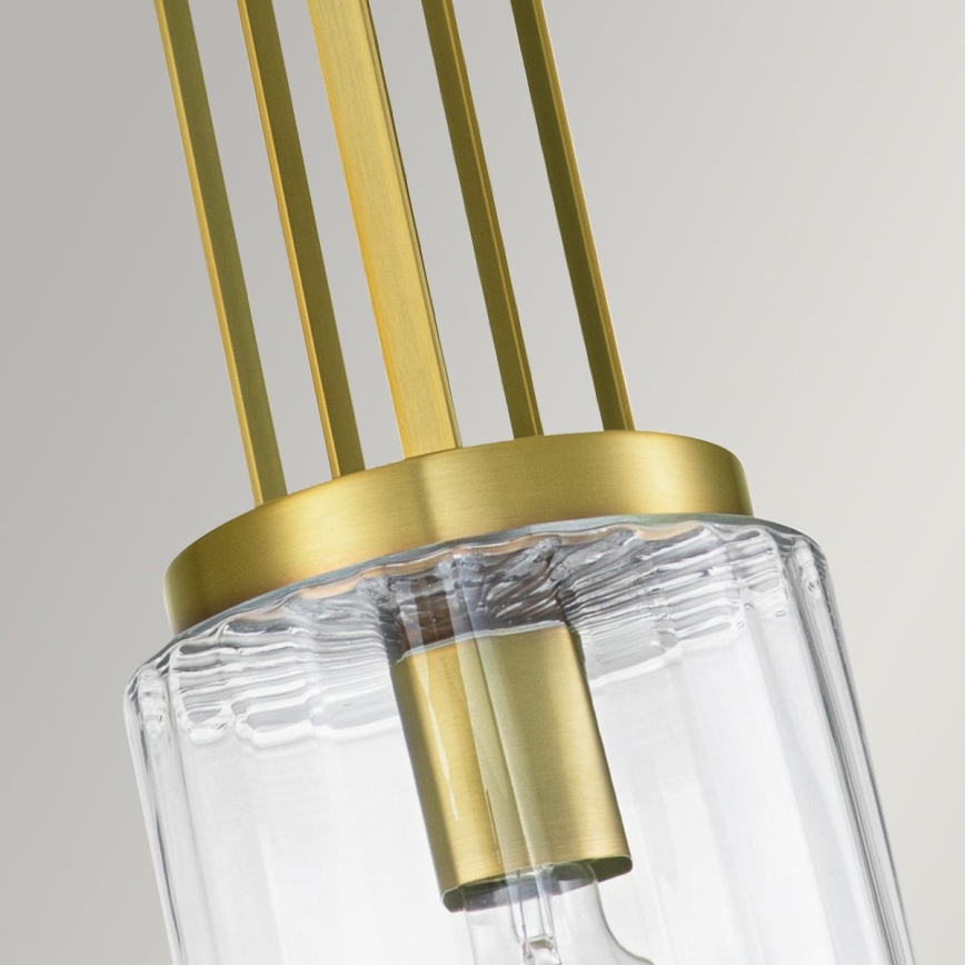 Quintiesse - lustra ar stieni KIMROSE 1xE27/60W/230V Ø 17,8 cm, zelta