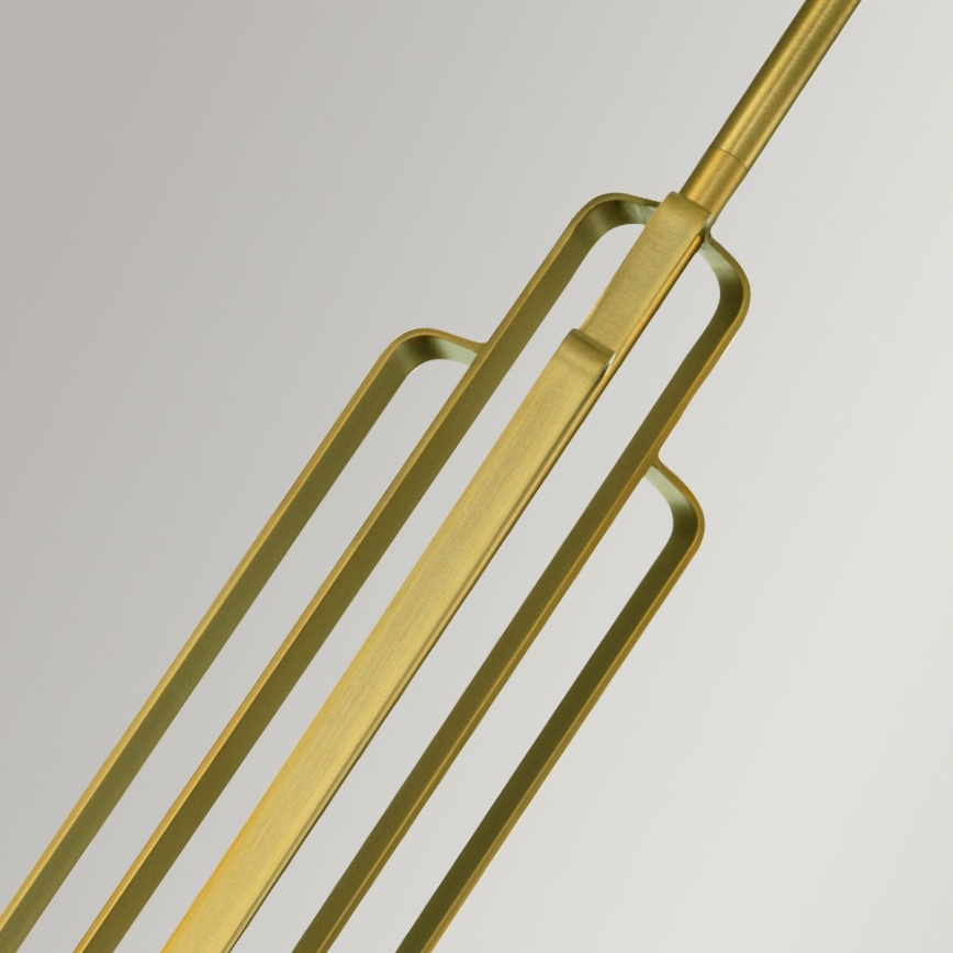 Quintiesse - lustra ar stieni KIMROSE 1xE27/60W/230V Ø 17,8 cm, zelta