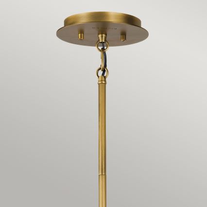 Quintiesse - Lustra uz stieņa LINARA 6xE14/60W/230V Ø 66 cm melna/zelta