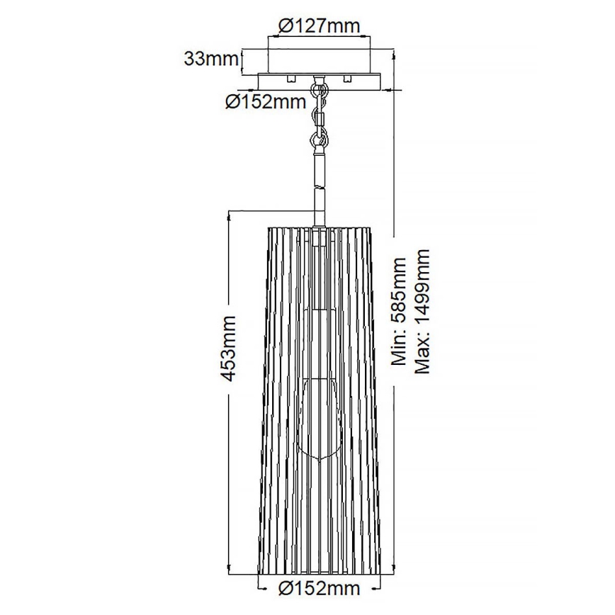 Quintiesse - Lustra ar stieni LINARA 1xE27/60W/230V Ø 15,2 cm melna/zelta
