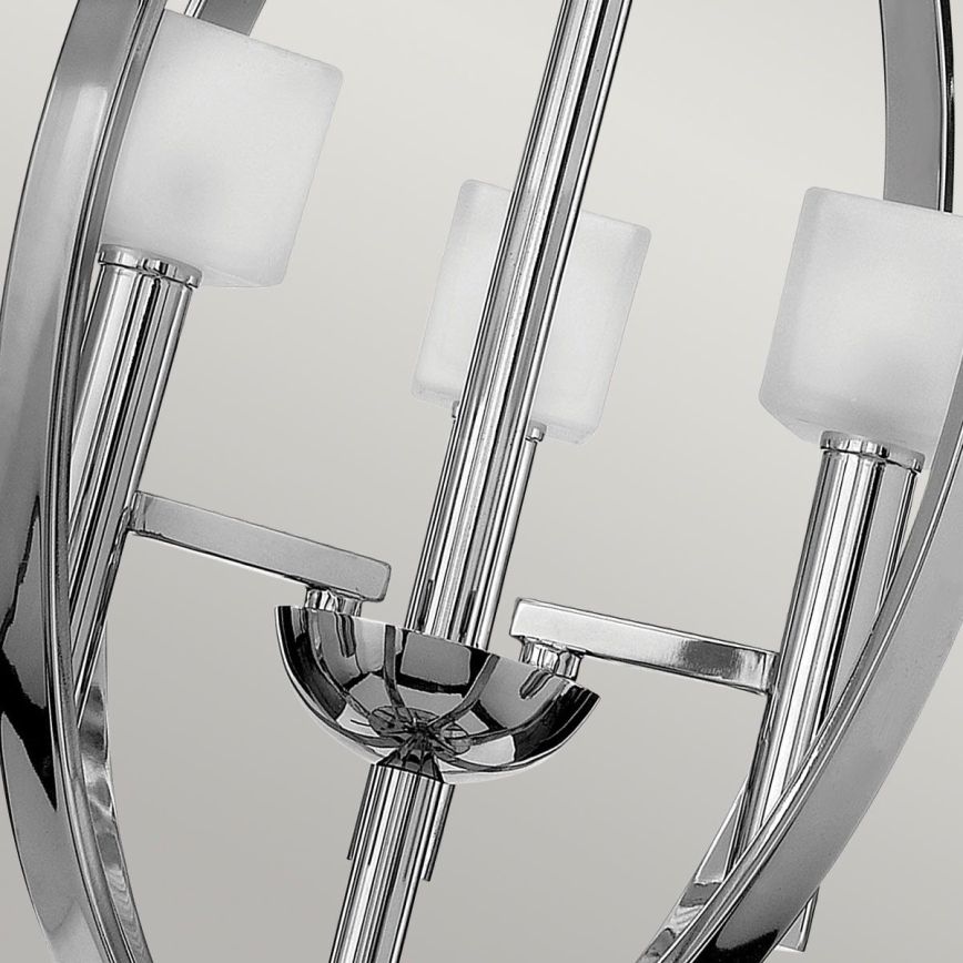 Quintiesse - LED lustra uz troses MONDO 3xG9/3W/230V Ø 45,7 cm spīdīgs hroma apdare