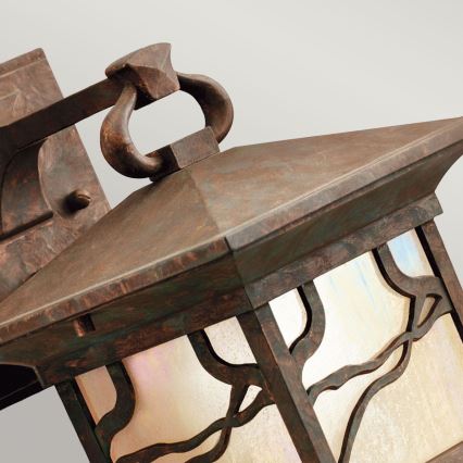 Quintiesse - Āra sienas lampa MORRIS M 1xE27/60W/230V IP44 bronzas krāsā