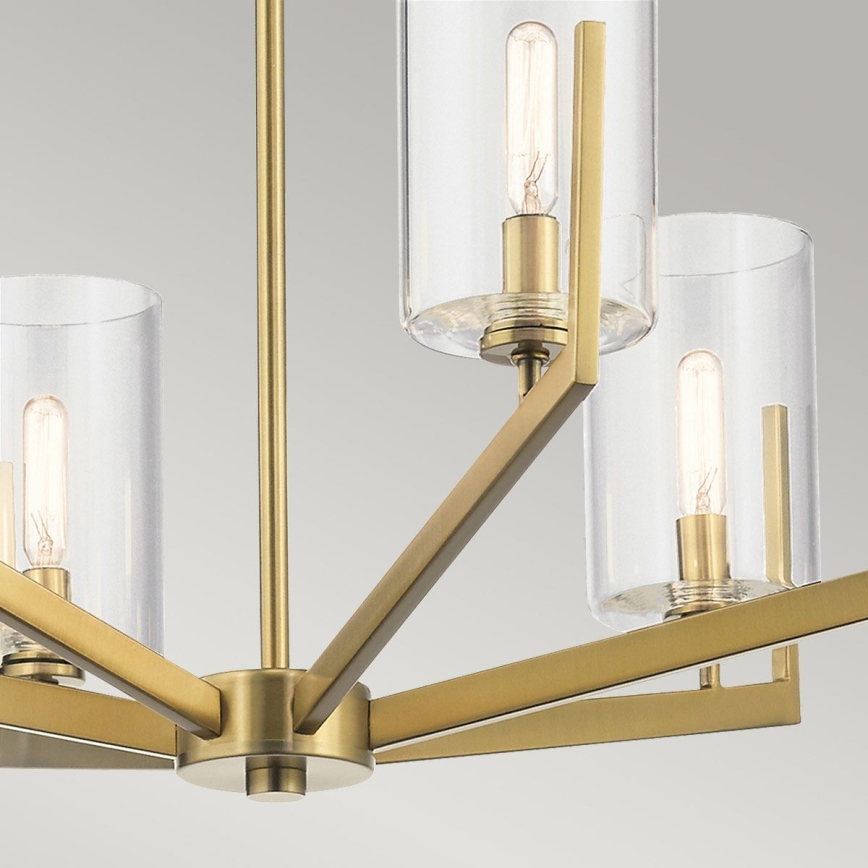 Quintiesse - Lustra ar stieni NYE 6xE14/40W/230V Ø 71,1 cm zelta krāsā