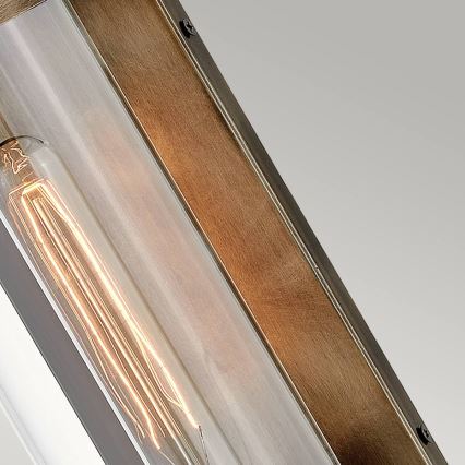 Quintiesse - āra sienas gaismeklis PEARSON M 1xE27/60W/230V IP44, bronzas krāsa