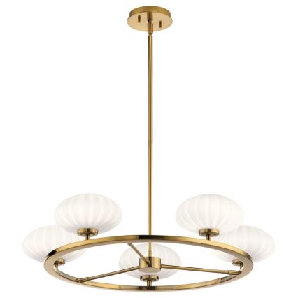 Quintiesse - LED vannas istabas lustra uz stieņa PIM 5xG9/3W/230V Ø 71,1 cm IP44 zelta