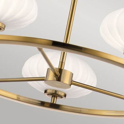 Quintiesse - LED vannas istabas lustra uz stieņa PIM 5xG9/3W/230V Ø 71,1 cm IP44 zelta