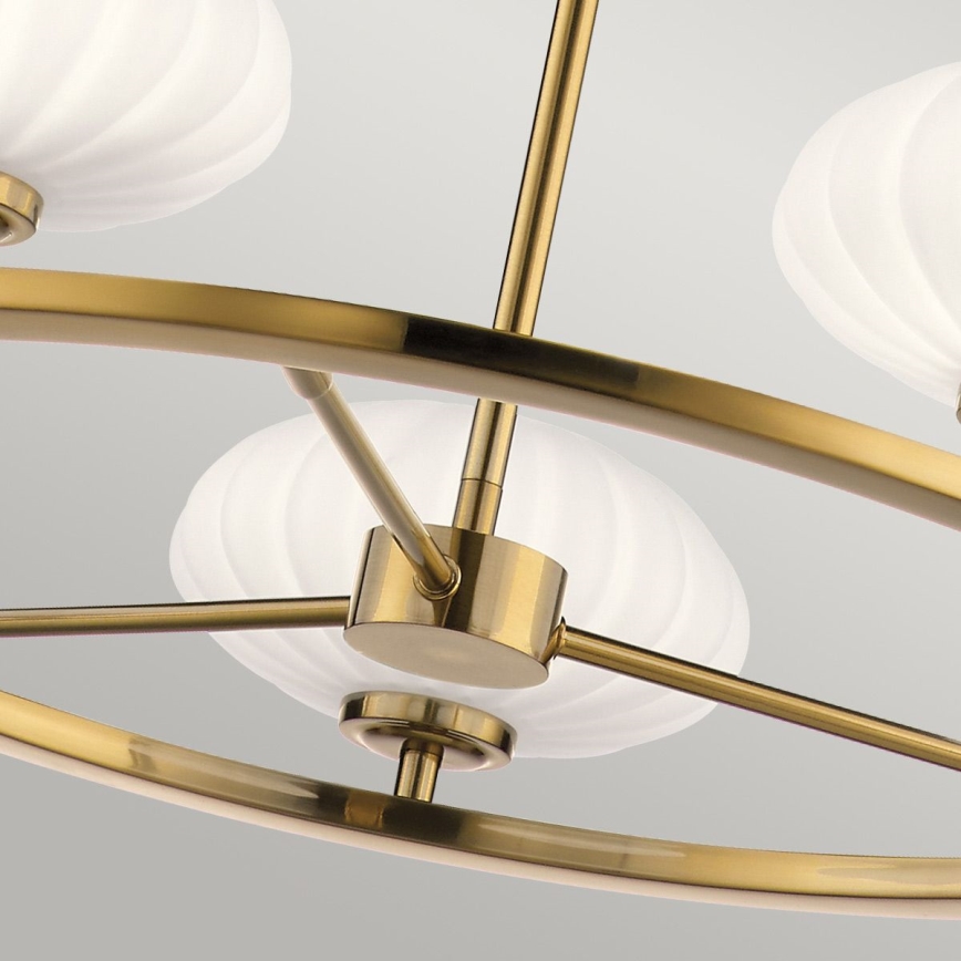 Quintiesse - LED vannas istabas lustra uz stieņa PIM 5xG9/3W/230V Ø 71,1 cm IP44 zelta