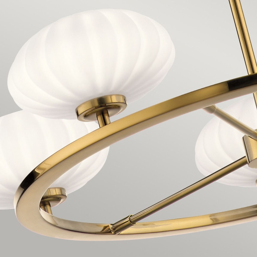 Quintiesse - LED vannas istabas lustra uz stieņa PIM 5xG9/3W/230V Ø 71,1 cm IP44 zelta