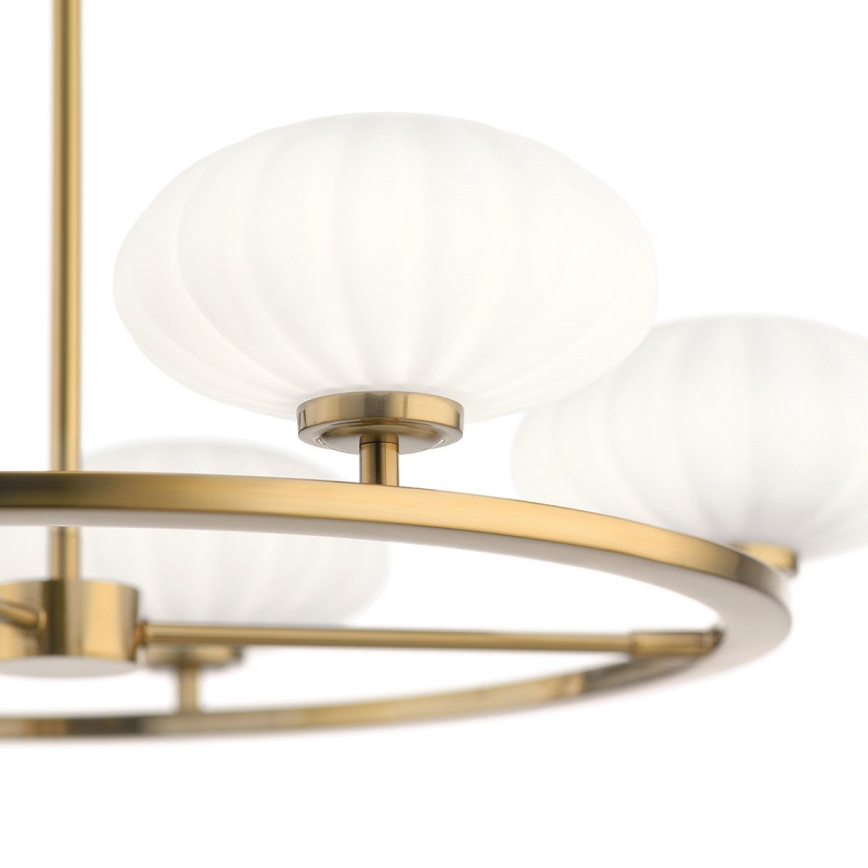 Quintiesse - LED vannas istabas lustra uz stieņa PIM 5xG9/3W/230V Ø 71,1 cm IP44 zelta