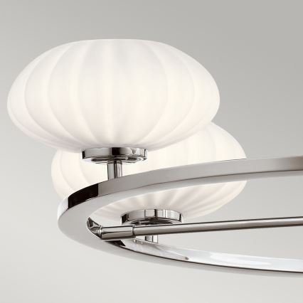 Quintiesse - LED vannas istabas lustra uz kāta PIM 5xG9/3W/230V Ø 71,1 cm IP44 spīdīgs hroms