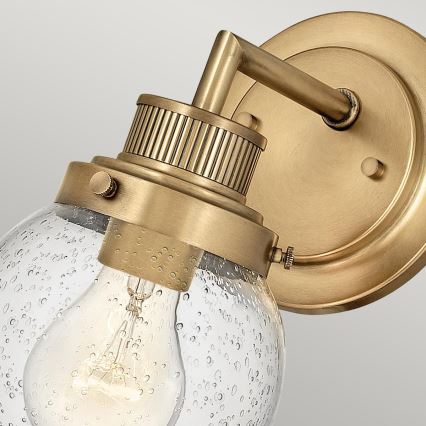 Quintiesse - Vannas istabas sienas gaismeklis POPPY 1xE27/60W/230V IP44 zelta