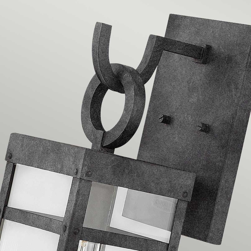 Quintiesse - Āra sienas gaismeklis PORTER M 1xE27/60W/230V IP44 melna