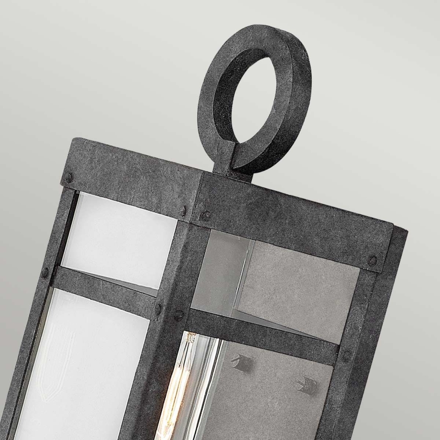 Quintiesse - Āra sienas gaismeklis PORTER M 1xE27/60W/230V IP44 melns