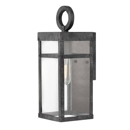 Quintiesse - Āra sienas gaismeklis PORTER S 1xE27/60W/230V IP44 melns