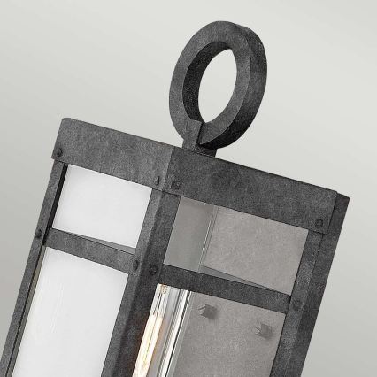 Quintiesse - Āra sienas gaismeklis PORTER S 1xE27/60W/230V IP44 melns