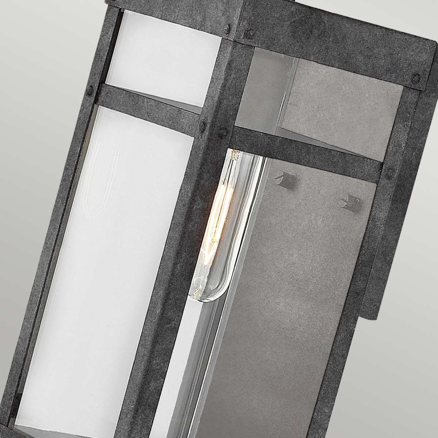 Quintiesse - Āra sienas gaismeklis PORTER S 1xE27/60W/230V IP44 melns