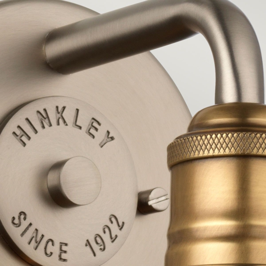 Quintiesse - vannas istabas sienas gaismeklis RIGBY 1xE27/40W/230V IP44, bronzas krāsā