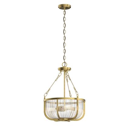 Quintiesse - Ķēdē karājoša lustra ROUX 3xE27/60W/230V Ø 40,6 cm zelta