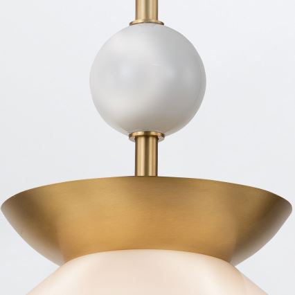 Quintiesse - Griestu lampa ar stieni SAUCER M 1xE27/40W/230V Ø 36,6 cm zelta