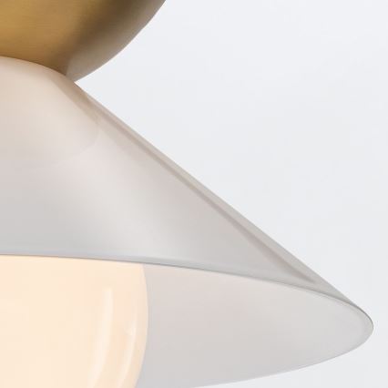 Quintiesse - Griestu gaismeklis SAUCER 1xE27/40W/230V Ø 36,6 cm zelta