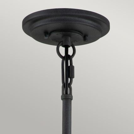 Quintiesse - Lustra uz stieņa SILAS 6xE27/60W/230V Ø 72,3 cm melna/zelta