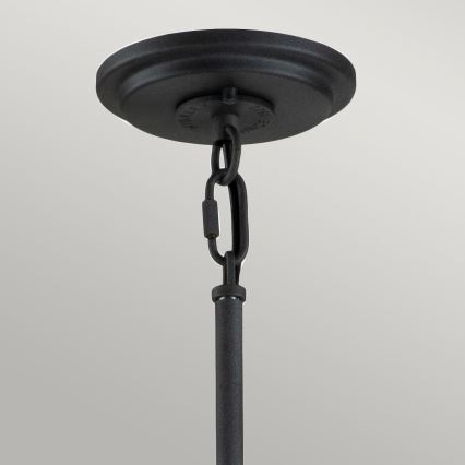 Quintiesse - Lustra uz kāta SILAS 8xE27/60W/230V Ø 82,9 cm melna/zelta