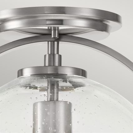 Quintiesse - Griestu lampa SOMERSET 1xE27/60W/230V Ø 28,2 cm matēts hroms