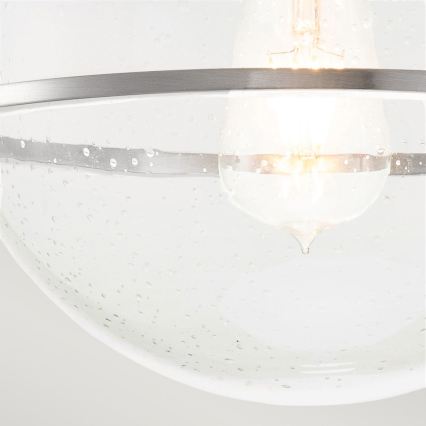 Quintiesse - Griestu lampa SOMERSET 1xE27/60W/230V Ø 28,2 cm matēts hroms