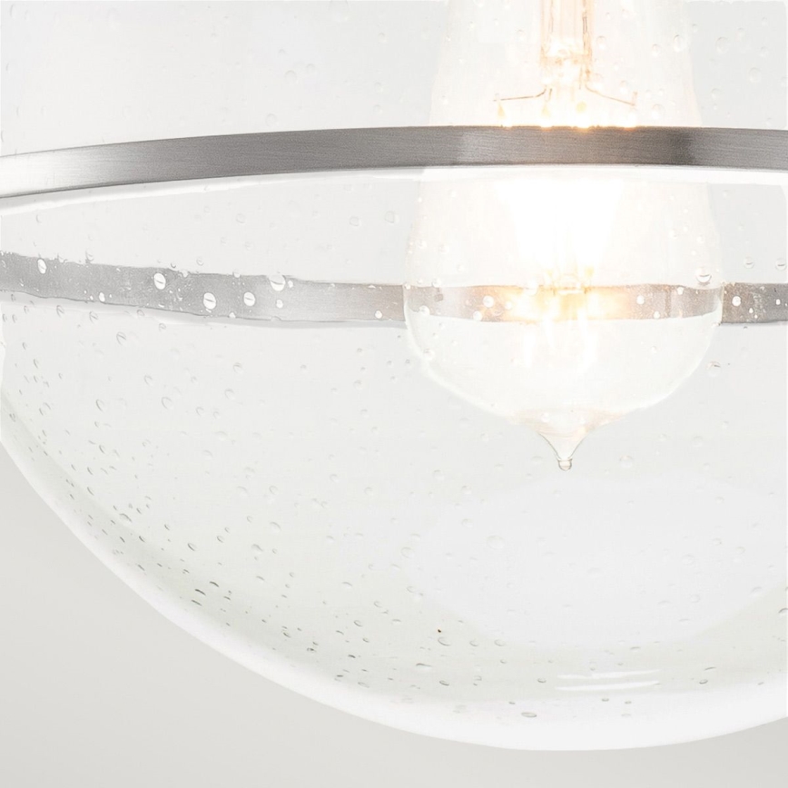 Quintiesse - Griestu lampa SOMERSET 1xE27/60W/230V Ø 28,2 cm matēts hroms