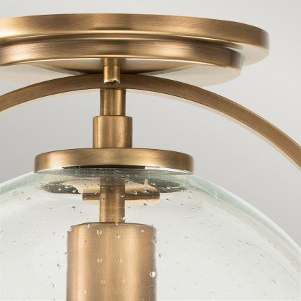 Quintiesse - Griestu lampa SOMERSET 1xE27/60W/230V Ø 28,2 cm zelta