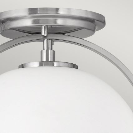 Quintiesse - Griestu lampa SOMERSET 1xE27/60W/230V Ø 28,2 cm matēts hroms