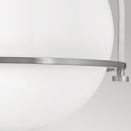 Quintiesse - Griestu lampa SOMERSET 1xE27/60W/230V Ø 28,2 cm matēts hroms