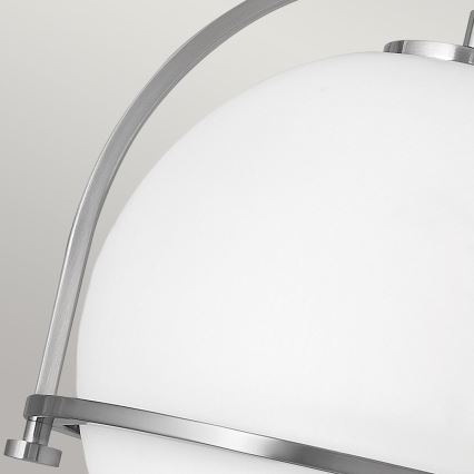 Quintiesse - Griestu lampa SOMERSET 1xE27/60W/230V Ø 28,2 cm matēts hroms