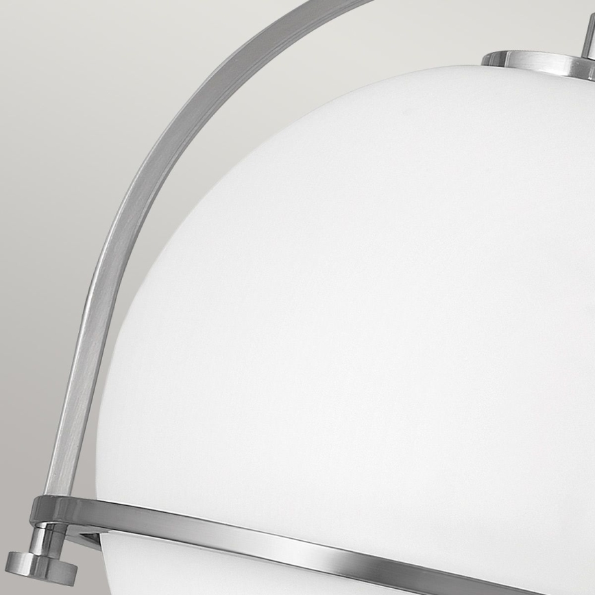 Quintiesse - Griestu lampa SOMERSET 1xE27/60W/230V Ø 28,2 cm matēts hroms