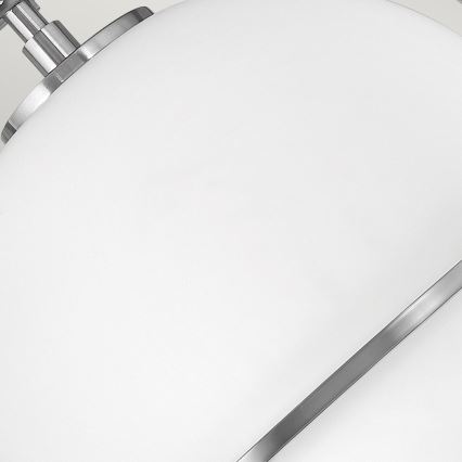 Quintiesse - Griestu lampa SOMERSET 1xE27/60W/230V Ø 28,2 cm matēts hroms