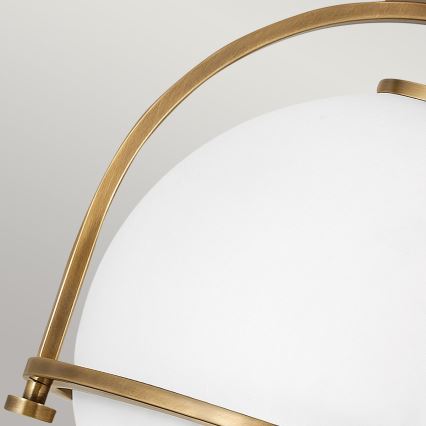 Quintiesse - Griestu lampa SOMERSET 1xE27/60W/230V Ø 28,2 cm zelta krāsā