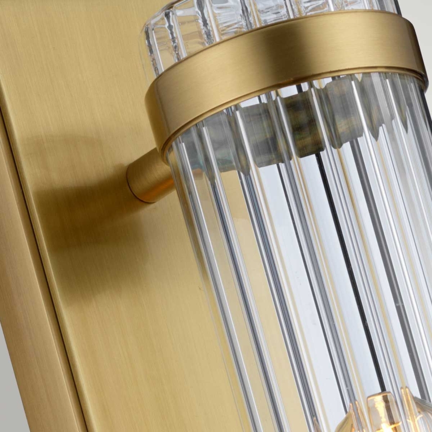 Quintiesse - LED vannasistabas sienas gaismeklis WELLINGTON 1xE27/7W/230V IP44 zelta