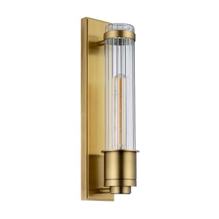 Quintiesse - Vannas istabas sienas gaismeklis WELLINGTON 1xE27/60W/230V IP44 zelta krāsā