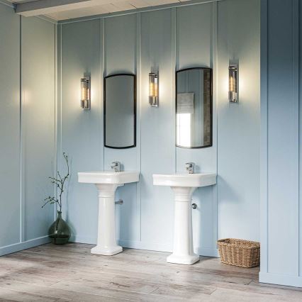 Quintiesse - LED vannas istabas sienas gaismeklis WELLINGTON 1xE27/7W/230V IP44 spīdīgs hroms