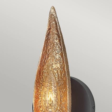 Quintiesse - Sienas gaismeklis WILLOW 1xE14/40W/230V zelta/melna