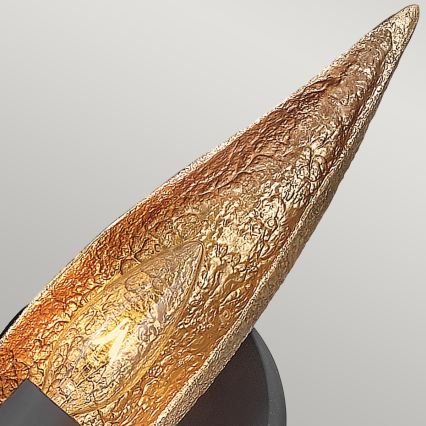 Quintiesse - Sienas gaismeklis WILLOW 1xE14/40W/230V zelta/melna