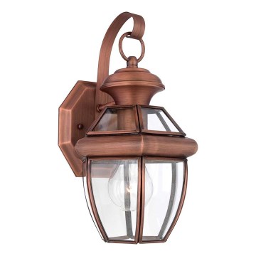 Quoizel - Āra sienas gaismeklis NEWBURY 1xE27/60W/230V IP44 vara krāsā
