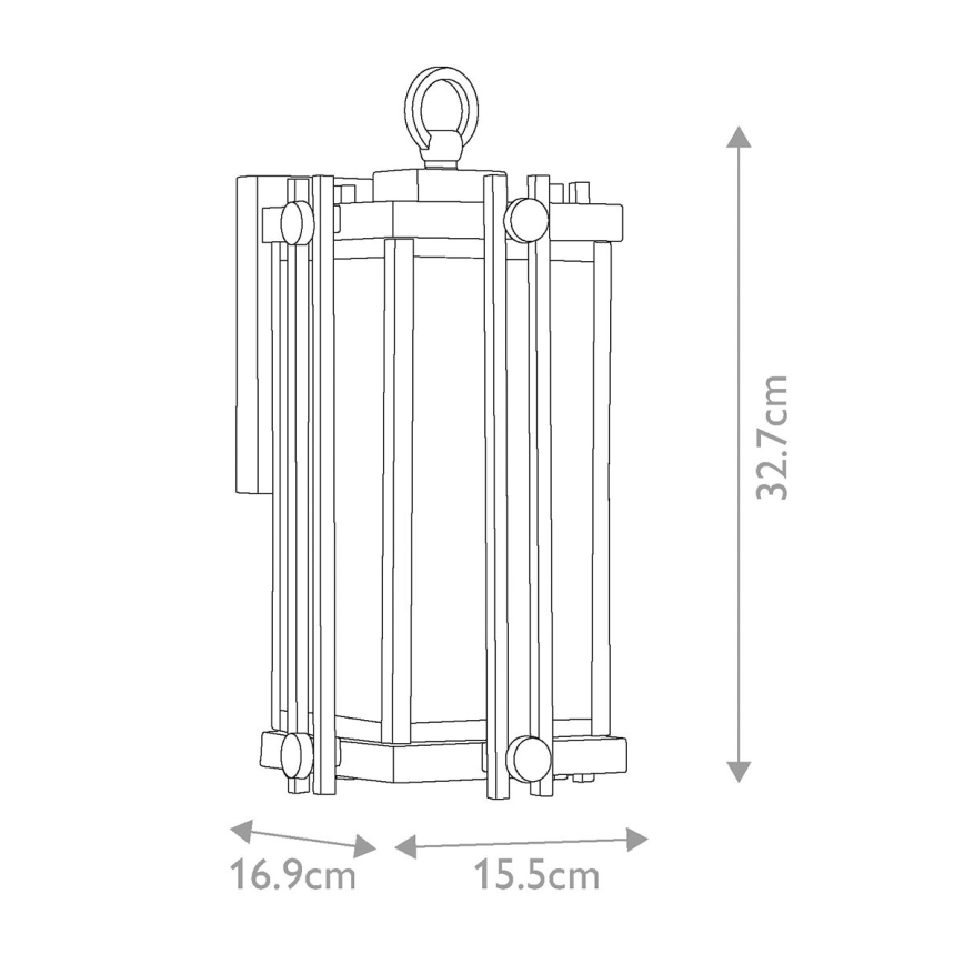Quoizel - Āra sienas lampa GOLDENROD 1xE27/100W/230V IP44