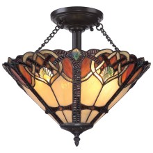 Quoizel - Griestu lampa CAMBRIDGE 2xE27/100W/230V