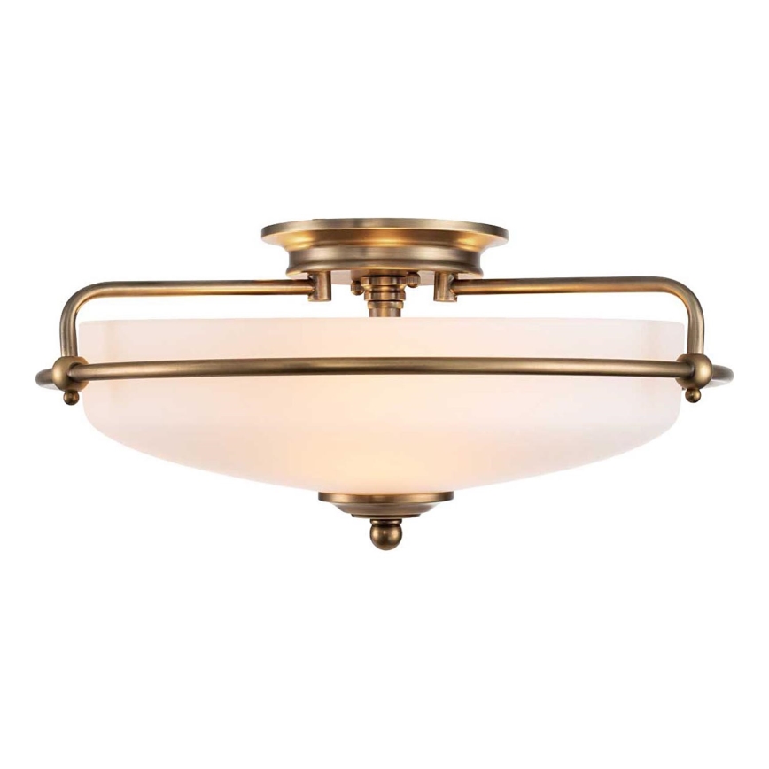Quoizel - griestu lampa GRIFFIN 3xE27/60W/230V bronzas krāsā