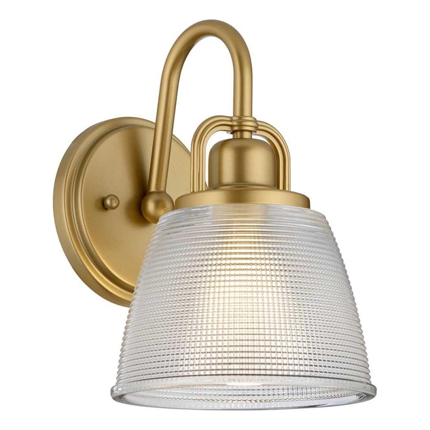 Quoizel - LED Vannas istabas sienas lampa DUBLIN 1xG9/3W/230V IP44 zelta