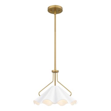 Quoizel - Lustra ar stieni MEJIA 1xE27/60W/230V d. 35,6 cm misiņš