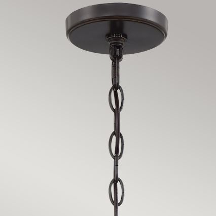 Quoizel - lustra uz ķēdes CASABLANCA 3xE27/60W/230V brūna